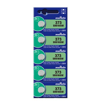 MuRata 村田SR 373手錶鈕扣電池 5入 / 卡 SR916SW【APP滿額下單10%點數(單一帳號最高5000點)】1/31止
