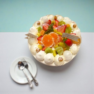 香草水果蛋糕(生日蛋糕/非免運品/限自取或lalamove)