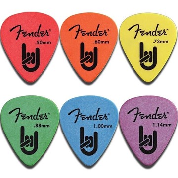 fender rock-on 烏克麗麗/木吉他/電吉他/電貝斯 bass pick 彈片[唐尼樂器]