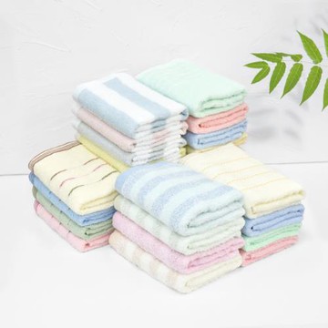 【梁衫伯】台灣製純棉毛巾-12入組