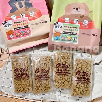 O,Bli 噢,比利｜韓國 犬用頂級機能軟飼料100g 原廠裸包 飼料分裝包 飼料隨手包 狗飼料試吃包