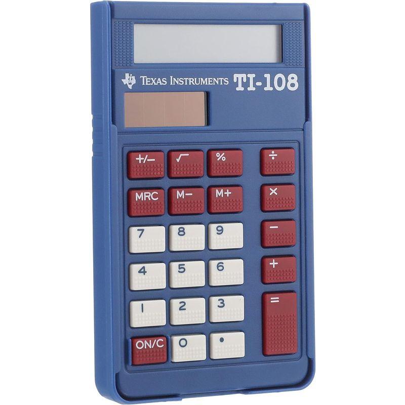 テキサスインスツルメンツ 電卓 カバー付き TI-108