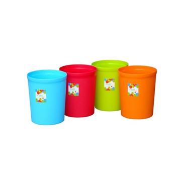 KEYWAY好運花圓形大垃圾桶14.5L