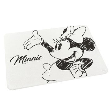 台灣製造 正版授權 迪士尼 珪藻土吸水地墊-米妮60*40*0.9cm_廠商直送