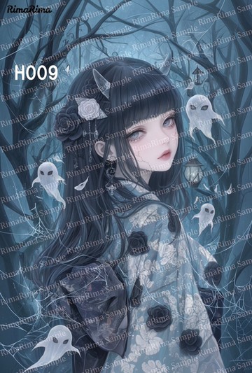 H009 原創貼紙 原創人物貼紙 貼紙 標籤 RimaRima