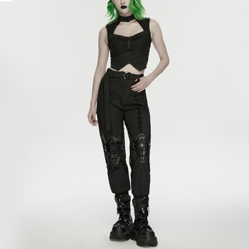 賽博龐克心靈技師機械工裝褲 / 附腰帶