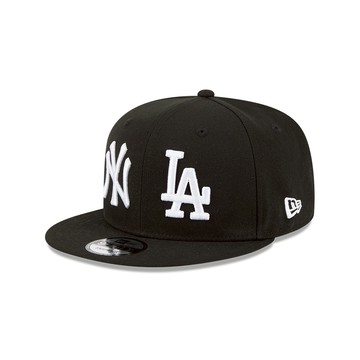 NEW ERA 男女 9FIFTY MLB TWO TEAM 洋基 & 道奇 黑 NE70891686