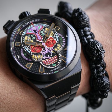 BOMBERG 炸彈錶 BOLT-68 NEO 系列 黑色卡拉維拉計時手錶 新年開運 送禮推薦 BF44CHAPBA.04-2.12