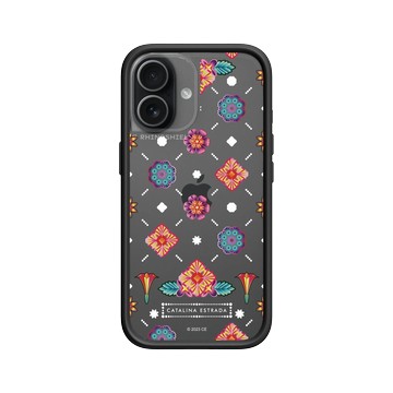 iPhone 17 Mod NX -邊框背蓋組合 (相機按鈕) 黑 - Catalina Estrada - Flowers Stickers
