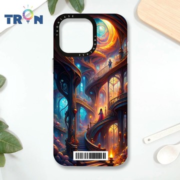 TRON IPHONE 16 PRO MAX 樓梯與少女 防摔 MAGSAFE 磁吸 太空載具殼 透白 手機殼