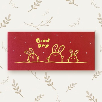 【萬用 \ 3款底色供選擇】手作手繪 信封袋 紅包袋 no.2