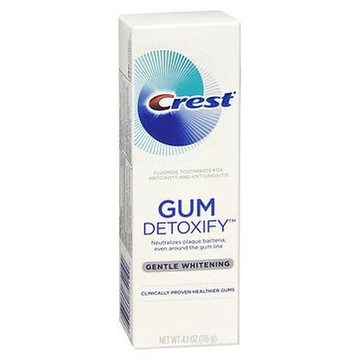 Crest Gum Detoxify Gentle Whitening Fluoride 4.1 Oz by Crest