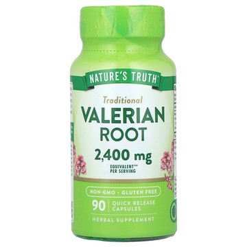 Nature's Truth, 纈草根，90 粒速釋膠囊（每粒膠囊 1,200 毫克）