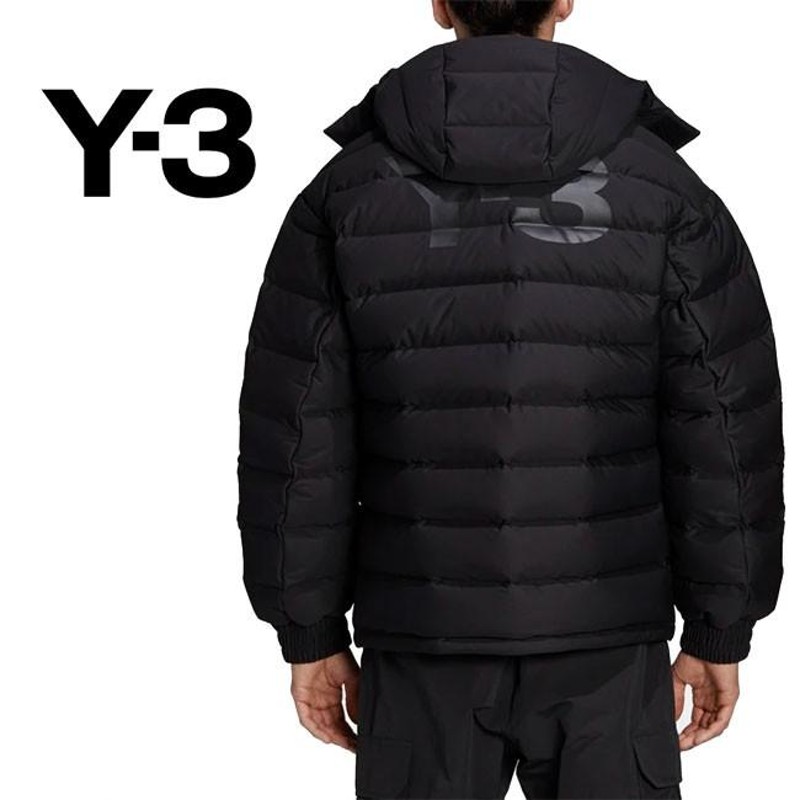 Y-3 ワイスリー フード付き シームレス ダウンジャケット FJ0442