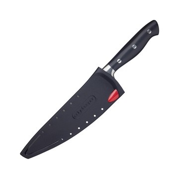 Masterclass Edgekeeper 不鏽鋼廚師刀 + 磨刀套  20cm(8吋)  黑色  1組