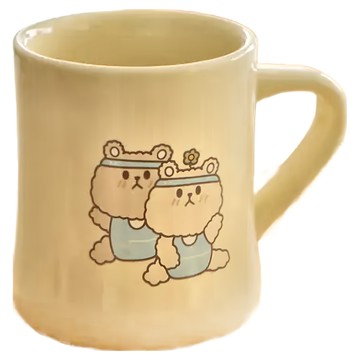 沐慕家居 陶瓷杯子 - 陶瓷  沐慕熊  1個