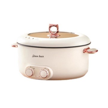 110V美規出口日本臺灣美國小家電一體鴛鴦電熱火鍋大容量電煮鍋【北歐家居生活】