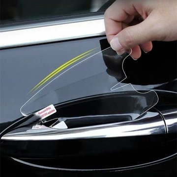 【臺灣出貨】TPU汽車車門把手貼防刮門碗膜防護貼門碗拉手防撞條通用保護膜