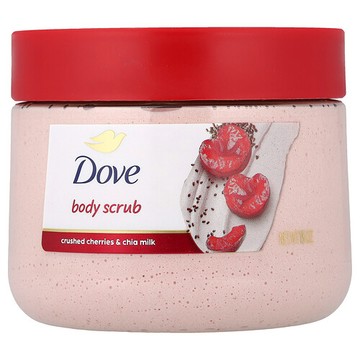 Dove, 身體磨砂膏，碎櫻桃和奇亞奶，15 盎司（425 克）