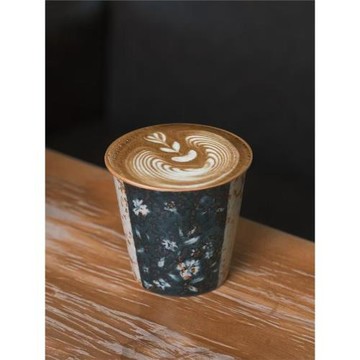 青花手握杯景德鎮手作陶瓷咖啡杯拿鐵拉花復古釉下彩高溫