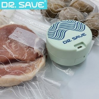 【摩肯】Dr.Save真空機組-充電款(含真空食品袋10入組)