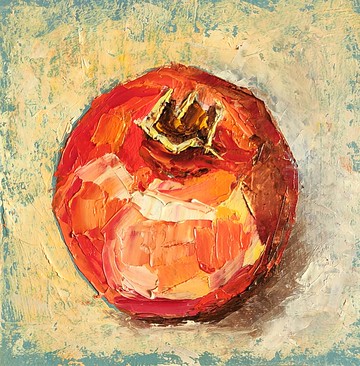 石榴原畫、廚房小靜物、水果牆藝術食品藝術