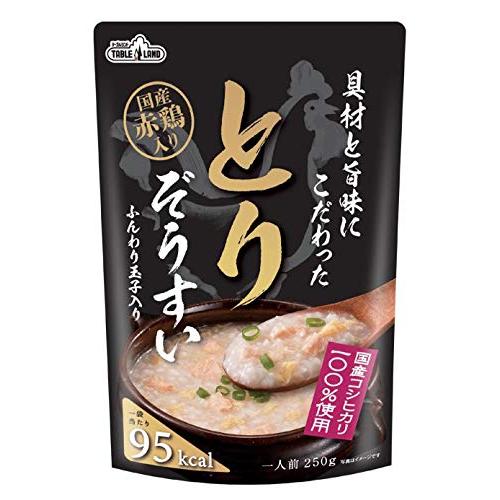 テーブルランド 具財と旨味にこだわった とりぞうすい 250g ×4個