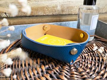 小物收納盤 皮革DIY材料包 玄關 好好縫 置物盤 鑰匙托盤 禮物