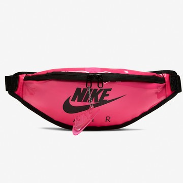 NIKE NK HERITAGE HIP PACK 腰包 側背包 果凍包 半透明 亮面 螢光粉【運動世界】CW9259-607