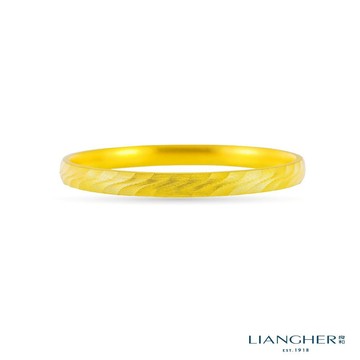 【良和珠寶】漣漪古法雲錦金手環\t 黃金手環 足金黃金 古法雲錦金(金重:6.87、6.36錢 ±0.01)