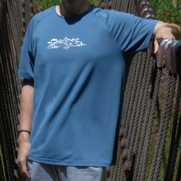 🌟100%環保再生🌱UPF50+涼感循環極風衣＿短袖【阿爾卑斯山】