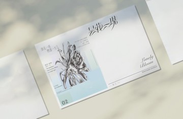 【曇花一現】藝術卡片 明信片 萬用卡片