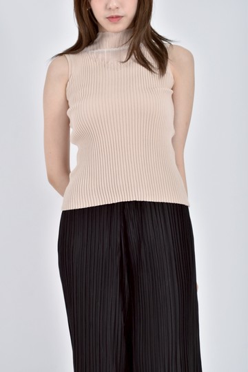 加購優惠(S) 【尚樺私服】質感針織無袖棕色上衣