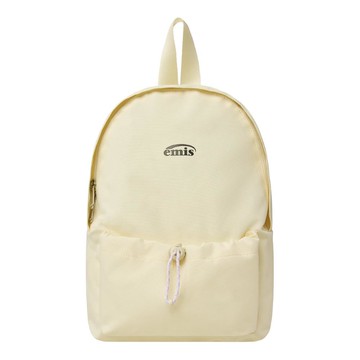 韓國 emis STRING DAY BACKPACK 多功能抽繩後背包 象牙色IVORY