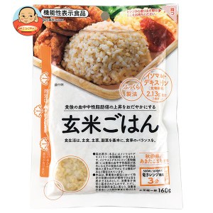 大潟村あきたこまち生産協会 玄米ごはん 160g×12袋入×(2ケース)｜ 送料無料