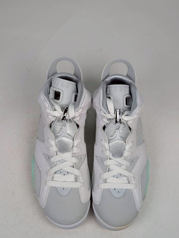 微瑕疵-左右腳鞋面鞋底汙漬 DQ4914-103 W6.5 Air Jordan 6 WMNS " Mint Foam " 白綠 薄荷 女款