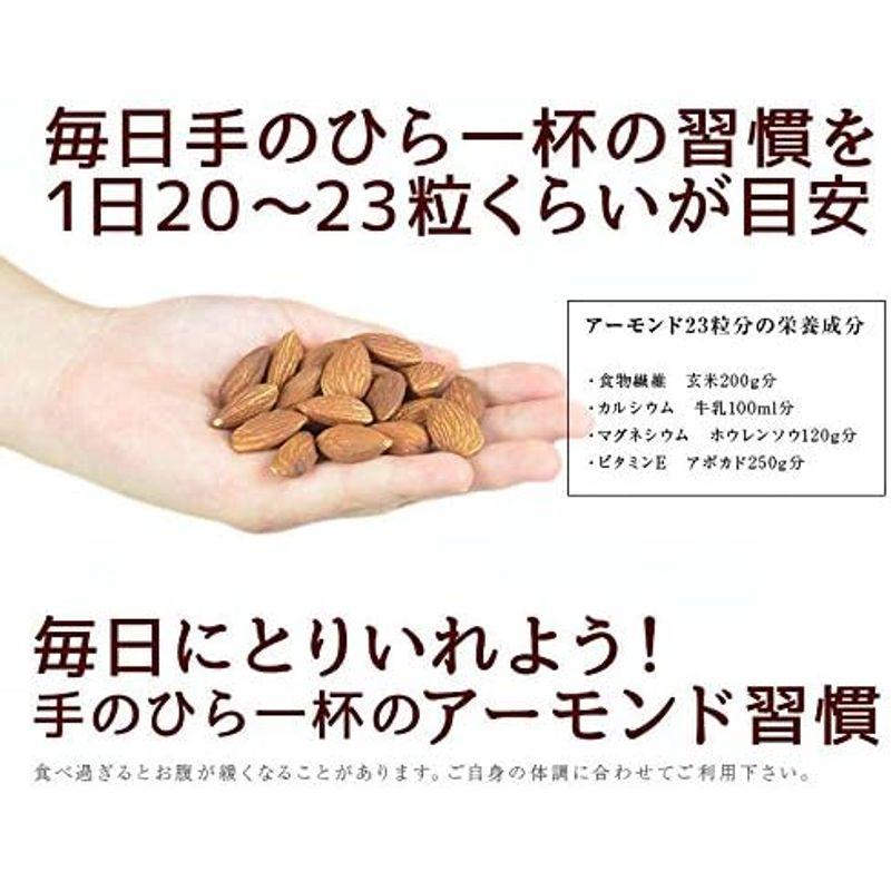 海と太陽 旅するアーモンド 500g チャック袋入り ロースト 素焼き 無塩 無添加