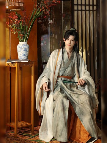 免運 可開票 【扶桑】原創漢服春秋新品繡花宋褙子長衫六破褶裙套裝