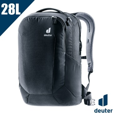 【Deuter】GIGA 28L 透氣休閒電腦後背包(AirMesh 襯裡.MeshTex 肩帶.可放15吋筆電)/3812321 黑