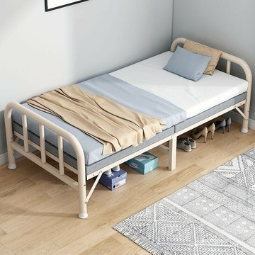 免運 家用折疊床單人床出租屋鐵床辦公室午休午睡宿捨簡易床小床木闆床 可折疊/租屋床/家庭使用/折疊床