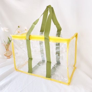 妞妞絲 - 透明棉被袋【SGS安心認證】-抹茶香蕉 (L)