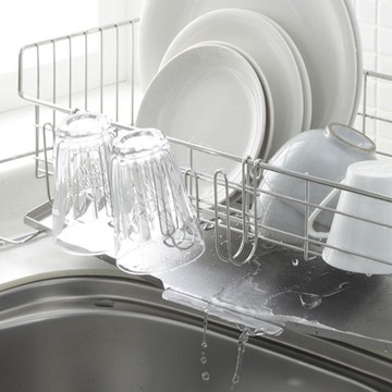 家事問屋日本製304不鏽鋼多功能瀝水掛架(瓶罐/砧板/鍋蓋)