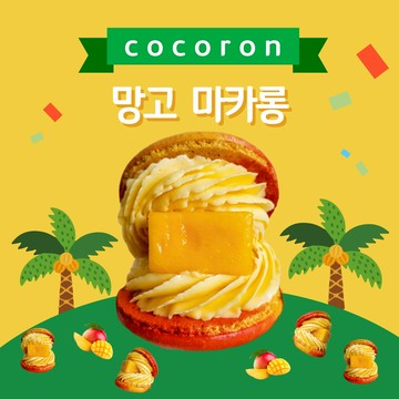 [COCORON]  芒果胖卡龍 [限時限量] Mango Macaron 韓國馬卡龍禮盒