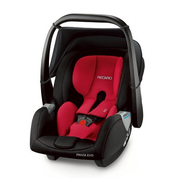 【RECARO】Privia Evo 新生兒提籃／經典紅✨送禮首選✨新生禮✨彌月禮✨育兒好物