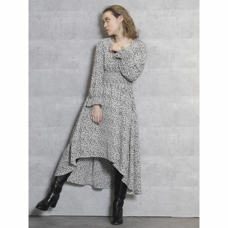 公式 Dazzlin ダズリン ファンシーフラワーフレアワンピース 通販 Lineポイント最大get Lineショッピング