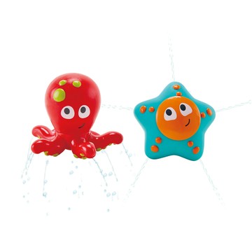 德國Hape 吸吸樂戲水玩偶組-章魚和海星