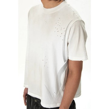 JOBDATASHEET - Distressed Printed Slim Fit Short D41