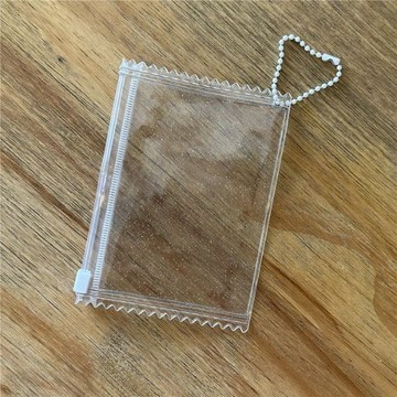 [台灣現貨/快速出貨]3吋單面透明細閃夾鏈袋 拍立得收納袋 小卡袋 自封袋 禮品袋 打包袋 鑰匙圈 遊戲卡袋 韓團出卡袋