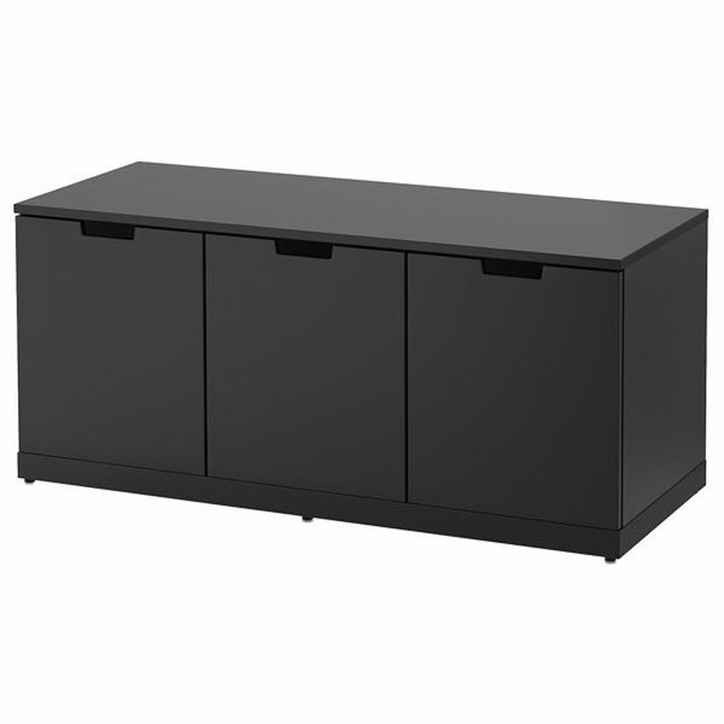 IKEA/イケア/通販】NORDLI ノールドリ チェスト（引き出し×3）, チャコール[4](69276572) | LINEショッピング