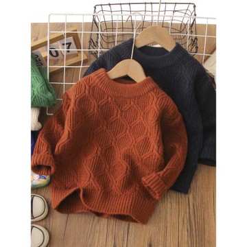 男童毛衣兒童套頭上衣春秋2025新款男孩針織衫寶寶打底毛線衫薄款